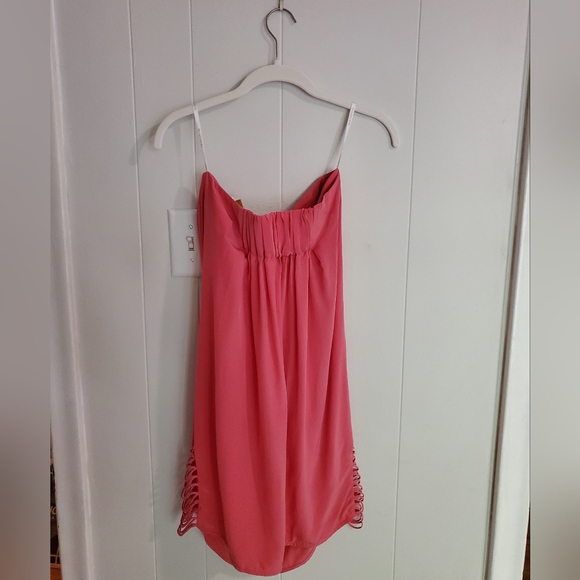 NWOT Zimmermann Strapless Silk Mini Dress - Picture 6 of 9